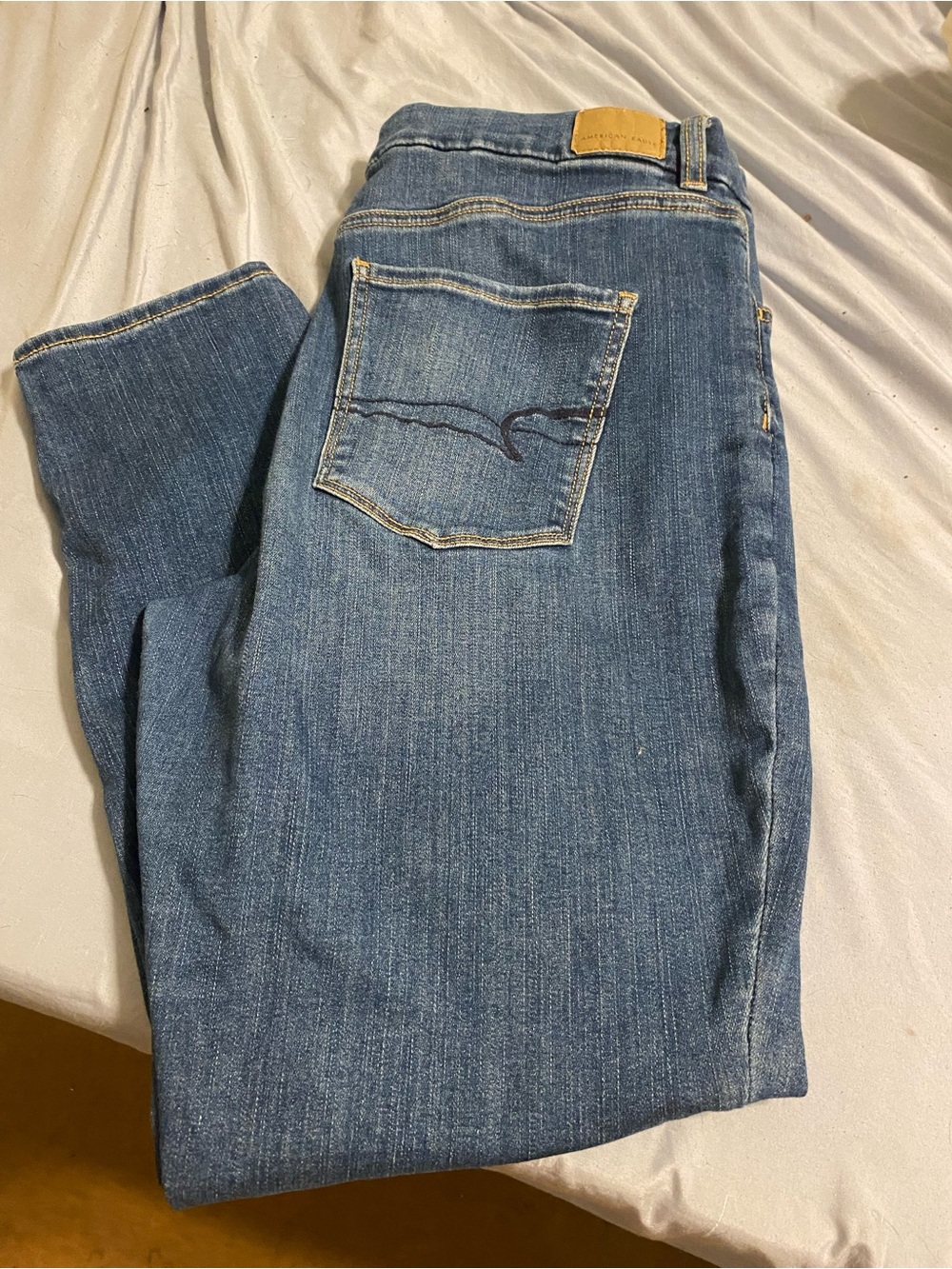 American Eagle Outfitters Women's Blue Denim Jeggings